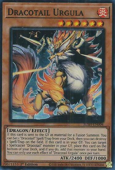 Dracotail Urgula (Super Rare) [JUSH-EN004-SuR]