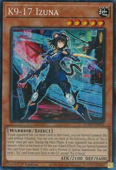 K9-17 Izuna (Collector's Rare) [JUSH-EN031-CR]