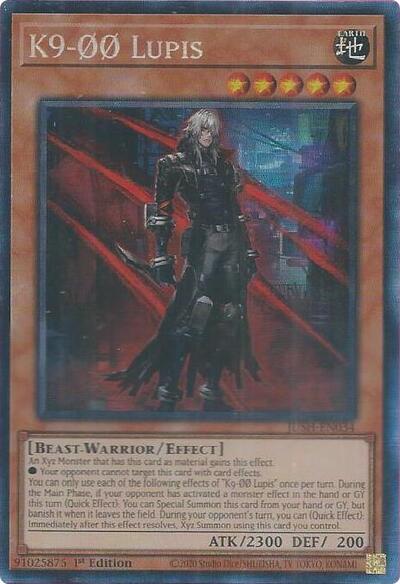 K9-00 Lupis (Collector's Rare) [JUSH-EN034-CR]