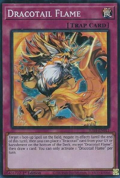 Dracotail Flame (Super Rare) [JUSH-EN011-SuR]