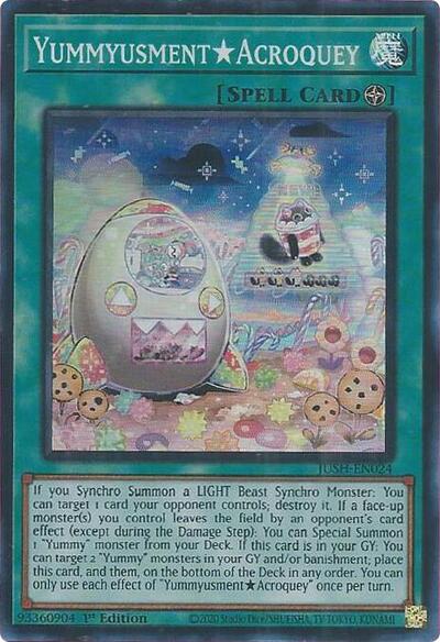 YummyusmentAcroquey (Super Rare) [JUSH-EN024-SuR]
