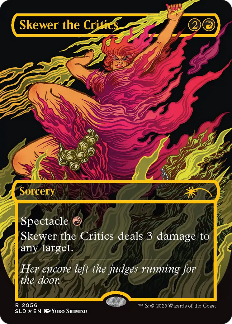 Skewer the Critics - Borderless - Full Art [SLD-2056]