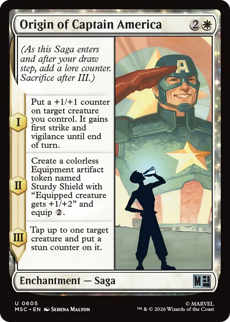 Origin of Captain America [MSC-605]