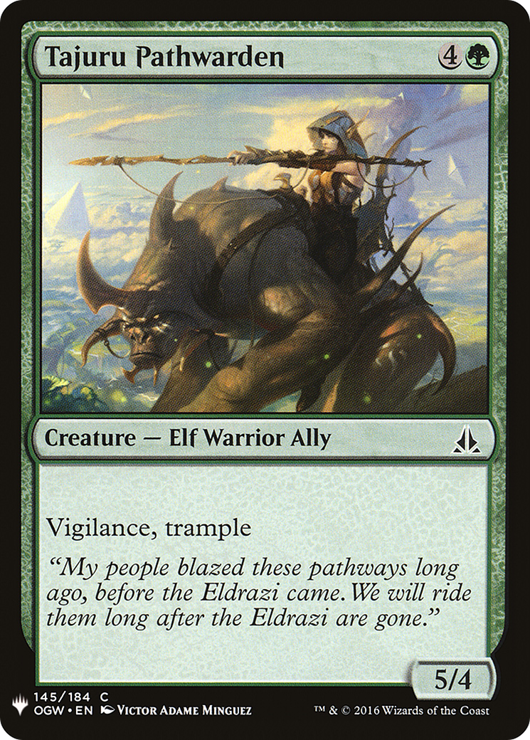 Tajuru Pathwarden [PLST-OGW-145]