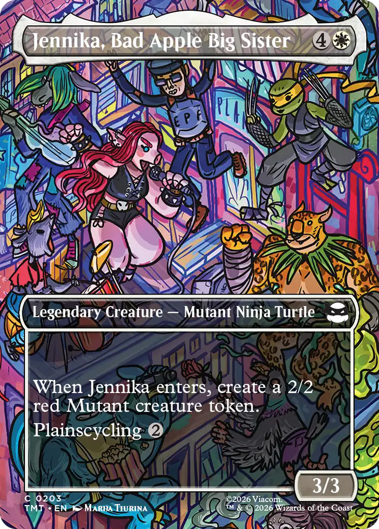 Jennika, Bad Apple Big Sister - Borderless - Full Art [TMT-203]