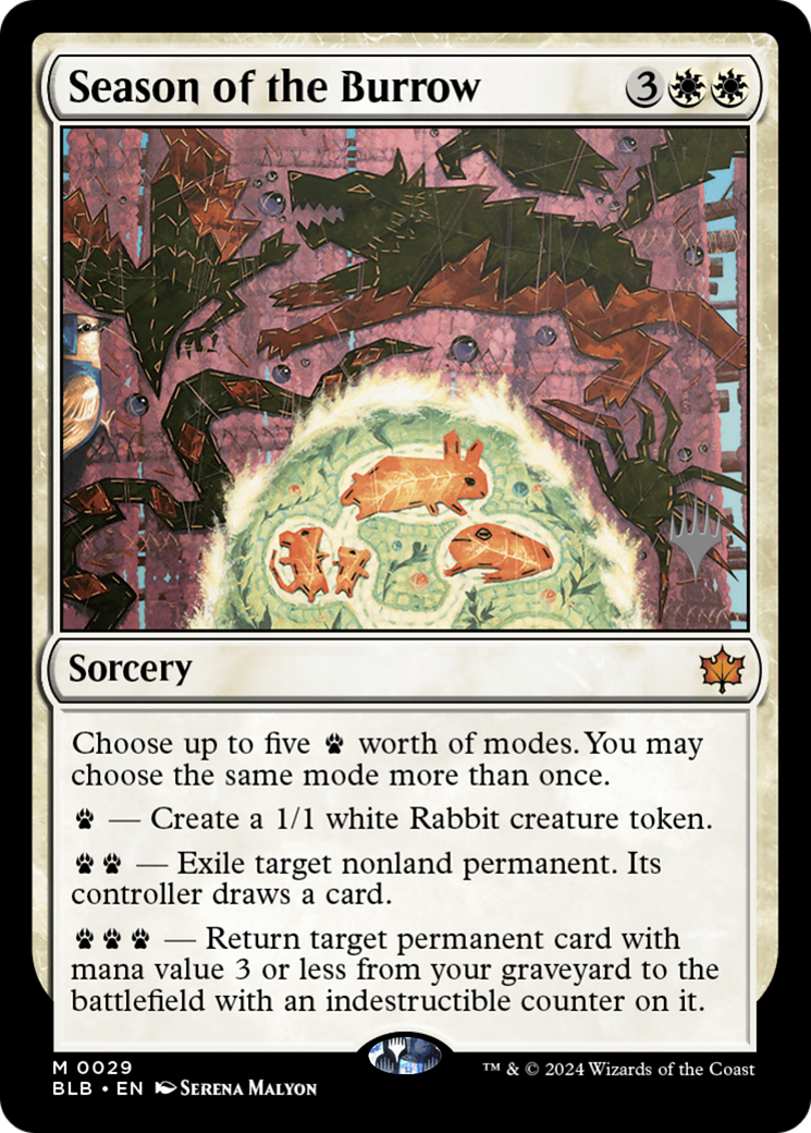 Season of the Burrow - Promo Pack [PBLB-29p]