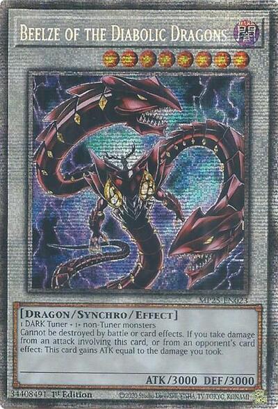 Beelze of the Diabolic Dragons (Starlight Rare) [MP25-EN023-StR]