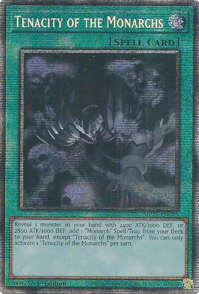 Tenacity of the Monarchs (Starlight Rare) [MP25-EN025-StR]