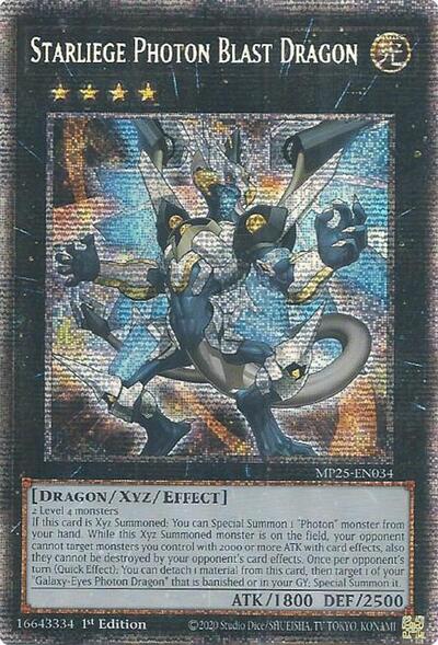 Starliege Photon Blast Dragon (Starlight Rare) [MP25-EN034-StR]
