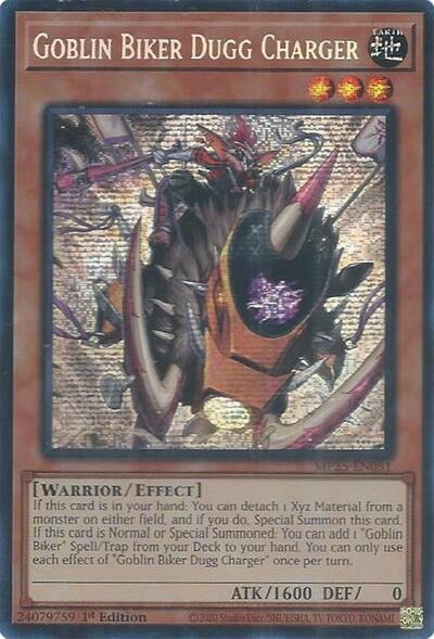 Goblin Biker Dugg Charger (Prismatic Secret Rare) [MP25-EN051-PrSR]