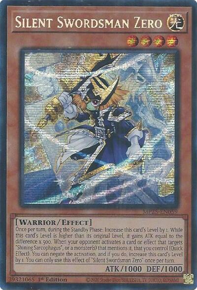 Silent Swordsman Zero (Prismatic Secret Rare) [MP25-EN059-PrSR]