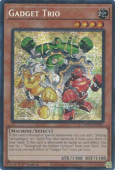 Gadget Trio (Prismatic Secret Rare) [MP25-EN061-PrSR]
