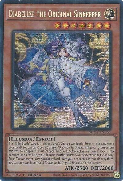 Diabellze the Original Sinkeeper (Prismatic Secret Rare) [MP25-EN063-PrSR]