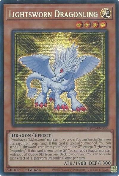 Lightsworn Dragonling (Prismatic Secret Rare) [MP25-EN066-PrSR]