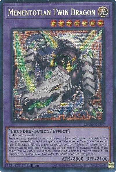 Mementotlan Twin Dragon (Prismatic Secret Rare) [MP25-EN067-PrSR]