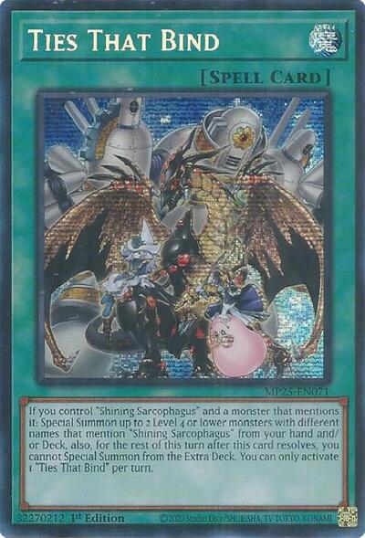 Ties That Bind (Prismatic Secret Rare) [MP25-EN071-PrSR]