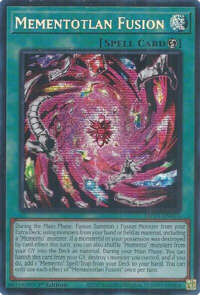 Mementotlan Fusion (Prismatic Secret Rare) [MP25-EN073-PrSR]