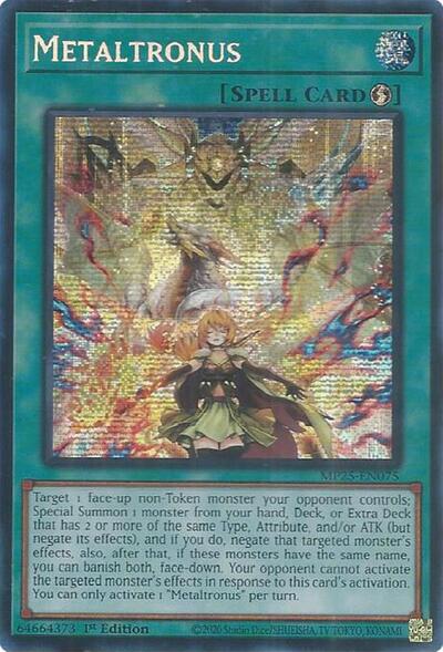 Metaltronus (Prismatic Secret Rare) [MP25-EN075-PrSR]