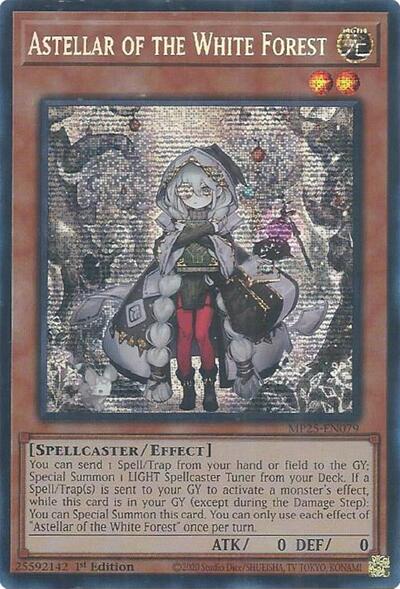 Astellar of the White Forest (Prismatic Secret Rare) [MP25-EN079-PrSR]