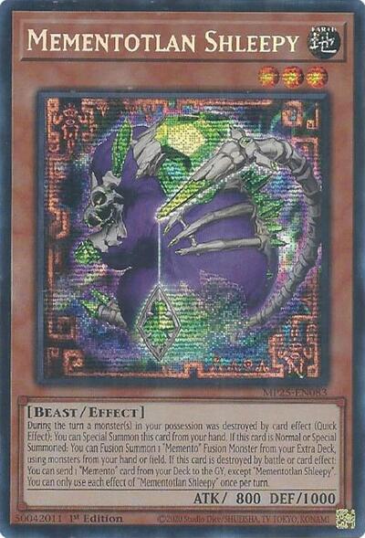 Mementotlan Shleepy (Prismatic Secret Rare) [MP25-EN083-PrSR]