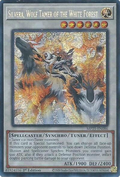 Silvera, Wolf Tamer of the White Forest (Prismatic Secret Rare) [MP25-EN086-PrSR]