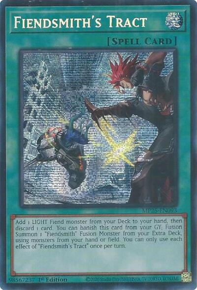 Fiendsmith's Tract (Prismatic Secret Rare) [MP25-EN093-PrSR]