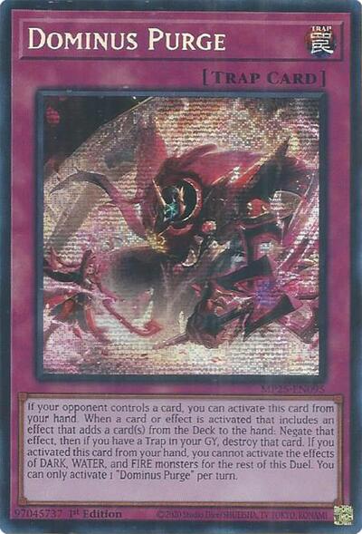 Dominus Purge (Prismatic Secret Rare) [MP25-EN095-PrSR]