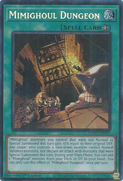 Mimighoul Dungeon (Prismatic Secret Rare) [MP25-EN097-PrSR]