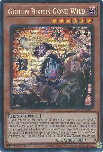 Goblin Bikers Gone Wild (Prismatic Secret Rare) [MP25-EN098-PrSR]