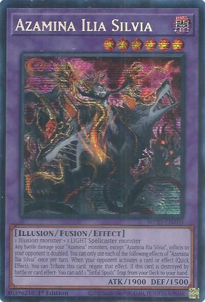 Azamina Ilia Silvia (Prismatic Secret Rare) [MP25-EN103-PrSR]