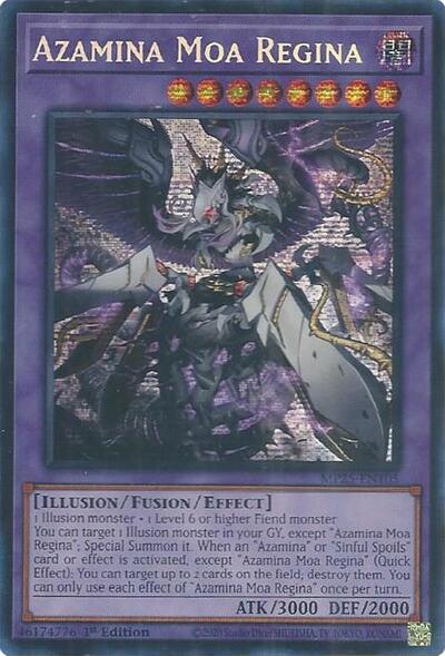 Azamina Moa Regina (Prismatic Secret Rare) [MP25-EN105-PrSR]
