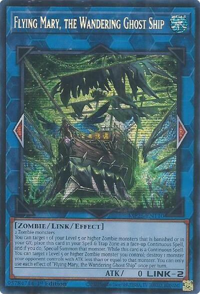 Flying Mary, the Wandering Ghost Ship (Prismatic Secret Rare) [MP25-EN110-PrSR]