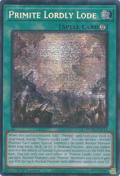 Primite Lordly Lode (Prismatic Secret Rare) [MP25-EN114-PrSR]