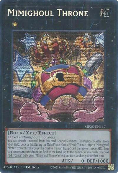 Mimighoul Throne (Prismatic Secret Rare) [MP25-EN117-PrSR]
