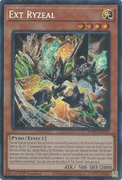 Ext Ryzeal (Prismatic Secret Rare) [MP25-EN120-PrSR]
