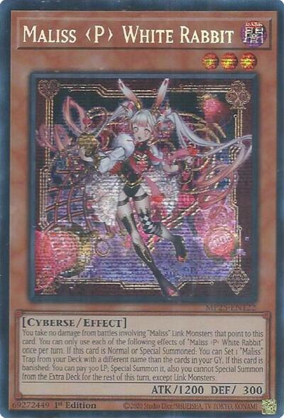 Maliss P White Rabbit (Prismatic Secret Rare) [MP25-EN122-PrSR]