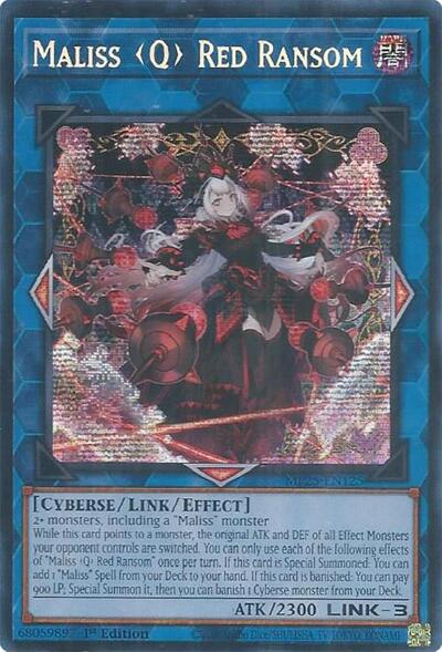 Maliss Q Red Ransom (Prismatic Secret Rare) [MP25-EN125-PrSR]