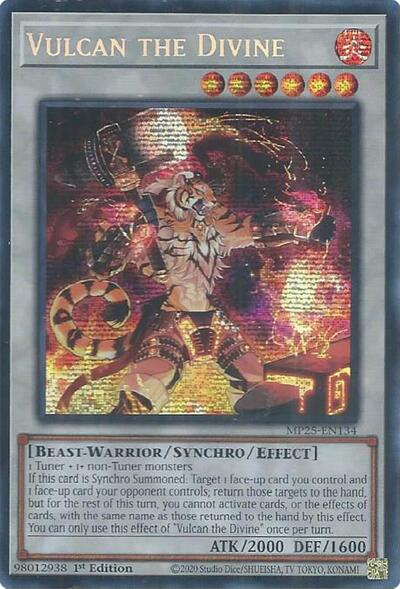 Vulcan the Divine (Prismatic Secret Rare) [MP25-EN134-PrSR]
