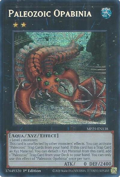 Paleozoic Opabinia (Prismatic Secret Rare) [MP25-EN138-PrSR]