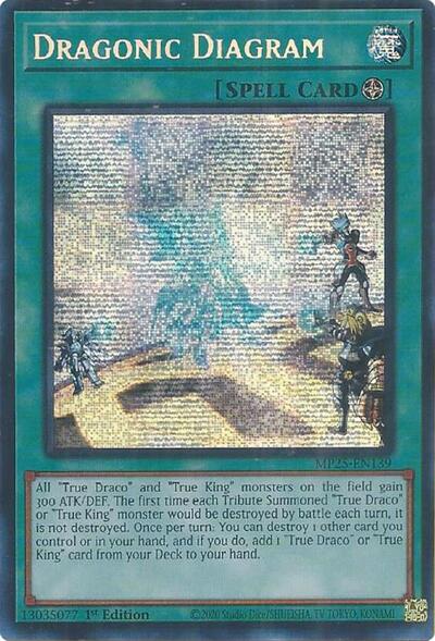 Dragonic Diagram (Prismatic Secret Rare) [MP25-EN139-PrSR]