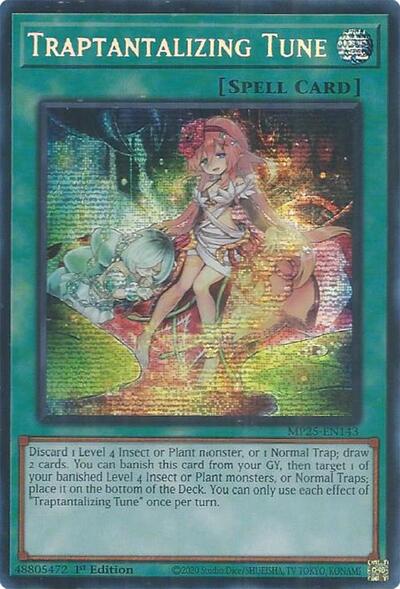 Traptantalizing Tune (Prismatic Secret Rare) [MP25-EN143-PrSR]