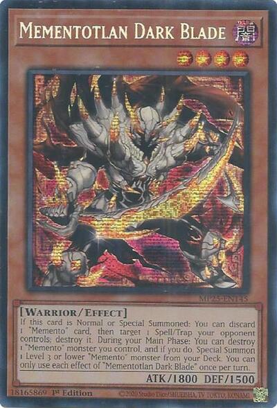 Mementotlan Dark Blade (Prismatic Secret Rare) [MP25-EN145-PrSR]