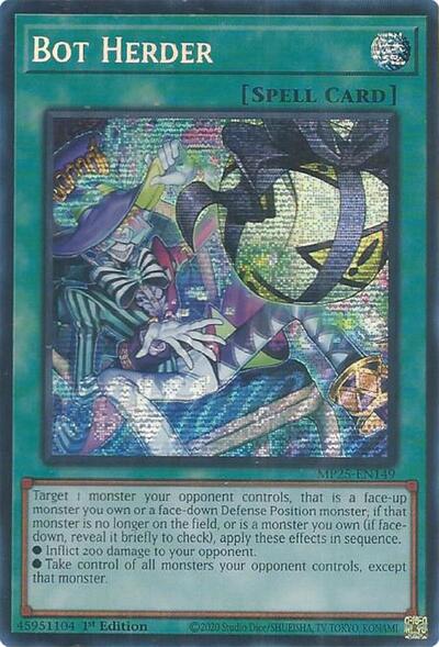 Bot Herder (Prismatic Secret Rare) [MP25-EN149-PrSR]