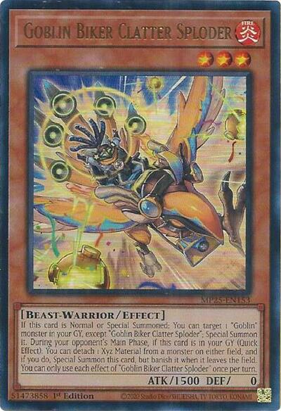 Goblin Biker Clatter Sploder (Ultra Rare) [MP25-EN153-UR]