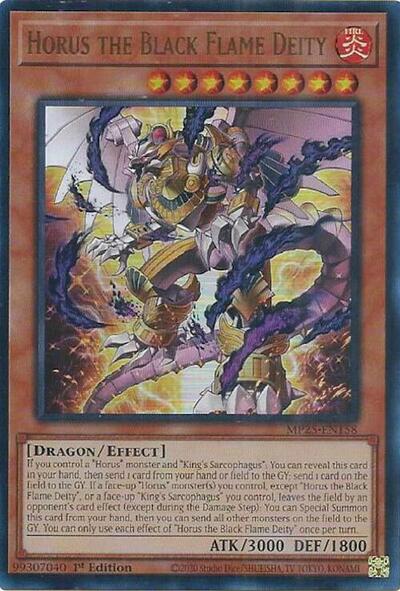 Horus the Black Flame Deity (Ultra Rare) [MP25-EN158-UR]