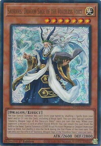 Sauravis, Dragon Sage of the Voiceless Voice (Ultra Rare) [MP25-EN159-UR]