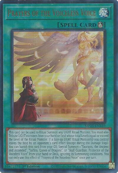 Prayers of the Voiceless Voice (Ultra Rare) [MP25-EN169-UR]