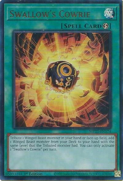 Swallow's Cowrie (Ultra Rare) [MP25-EN174-UR]