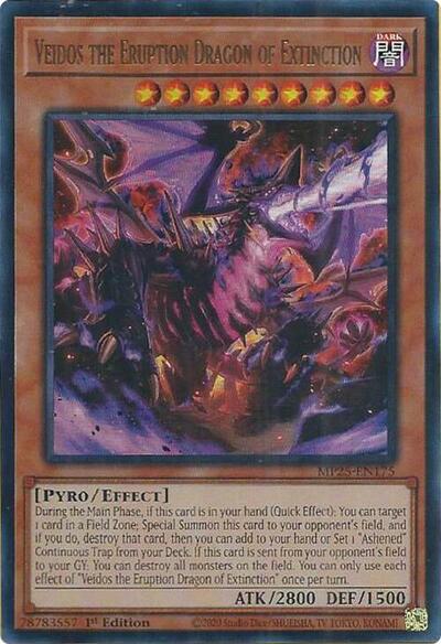 Veidos the Eruption Dragon of Extinction (Ultra Rare) [MP25-EN175-UR]