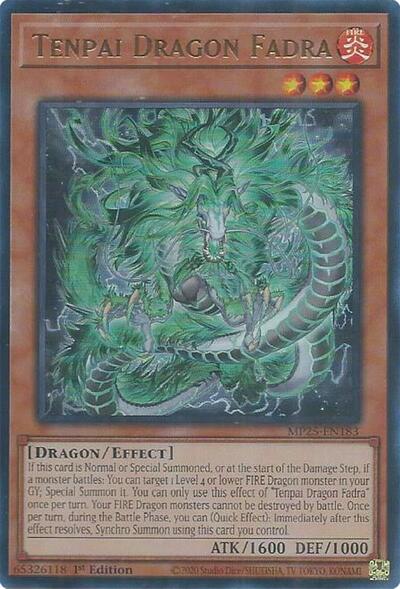 Tenpai Dragon Fadra (Ultra Rare) [MP25-EN183-UR]